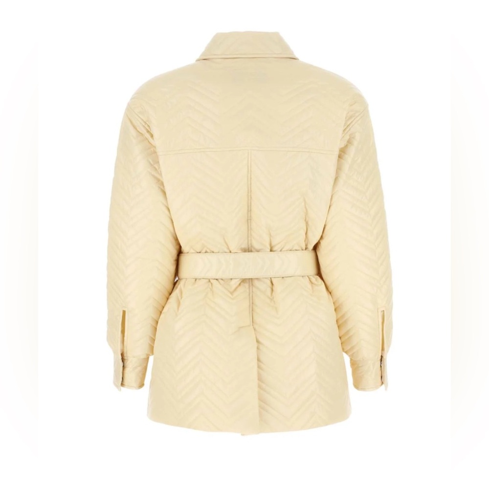Gucci Chevron Marmont Quilted Belted Jacket - Picture 2 of 9